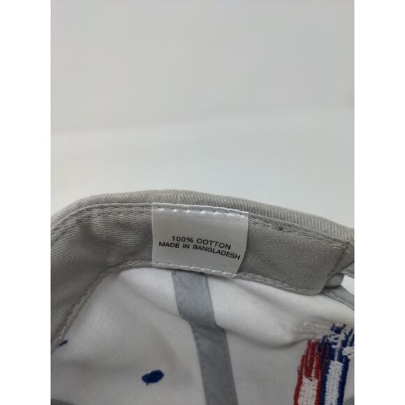 Bristol Motor Speedway Slideback Hat Embroidered Logo Spell Out Gray Blue - Picture 10 of 10